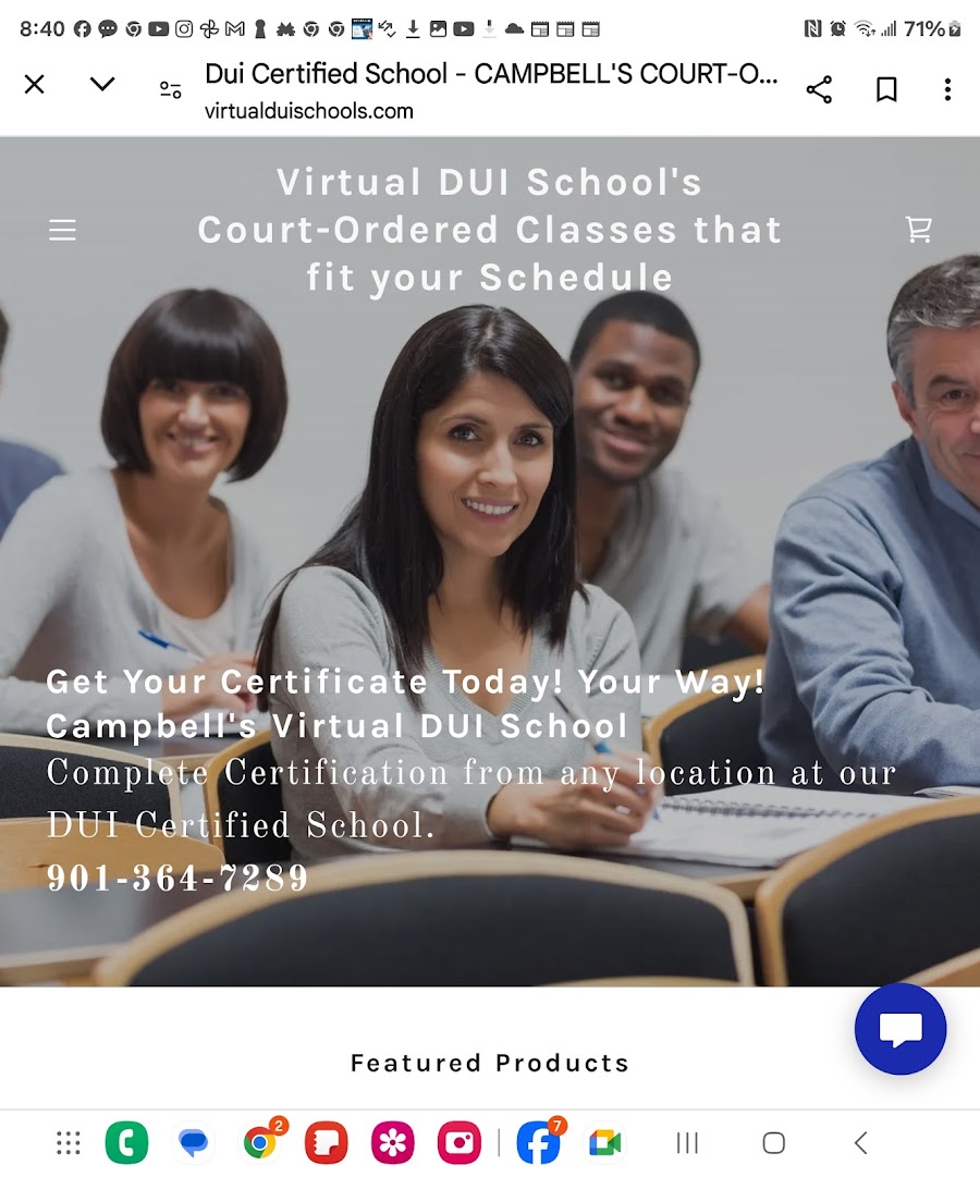Campbell's Court-Ordered Virtual DUI School provider image